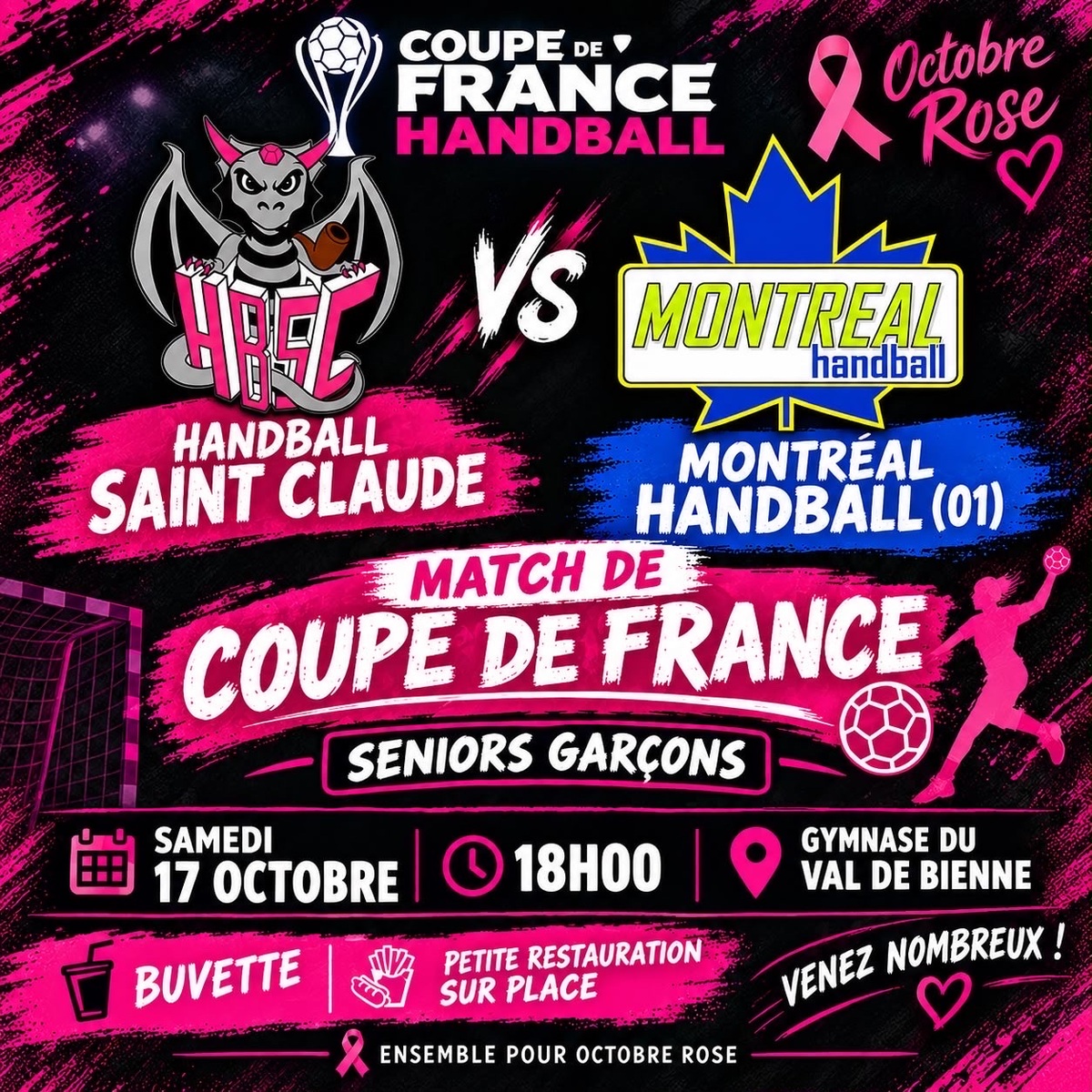 Coupe de France M HBSC/ Montréal