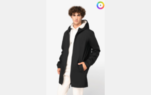  Veste écoresponsable imperméable unisexe (Ref NS615)