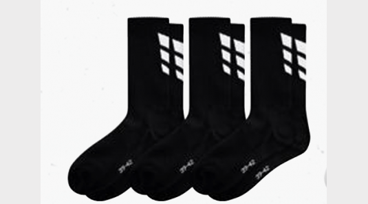 lot de 3 paires de chaussettes noires